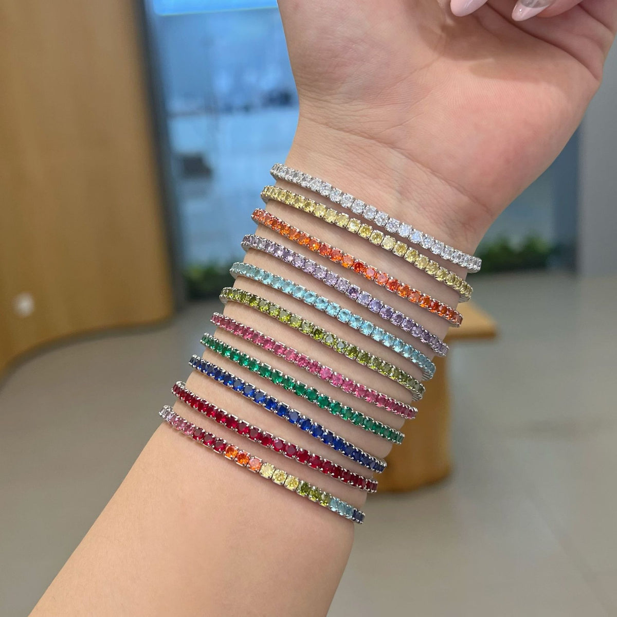 Silber-Tennisarmband – Bild 2 | LuxeStyle