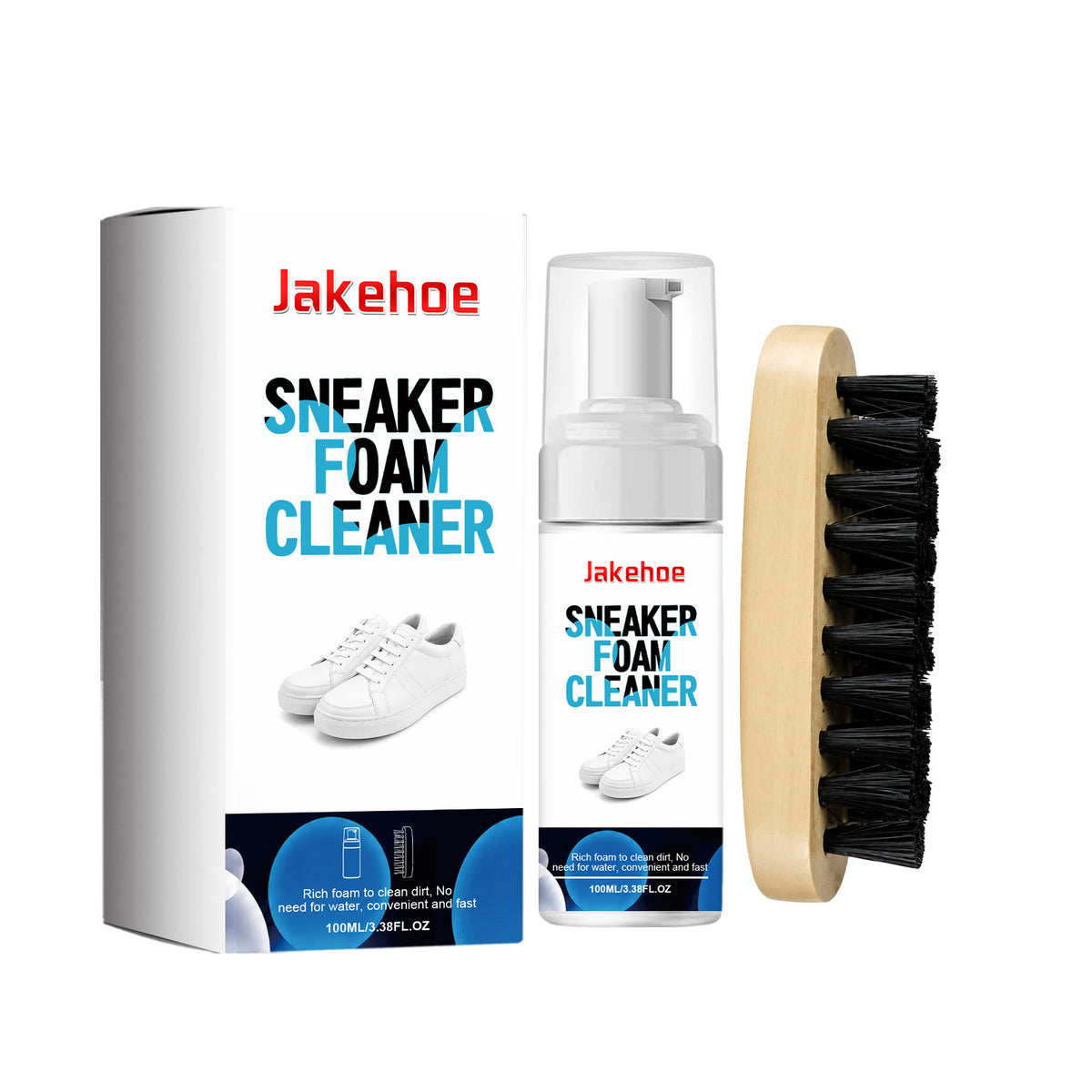 Sneaker Schaumreiniger mit Bürste – Bild 2 | LuxeStyle