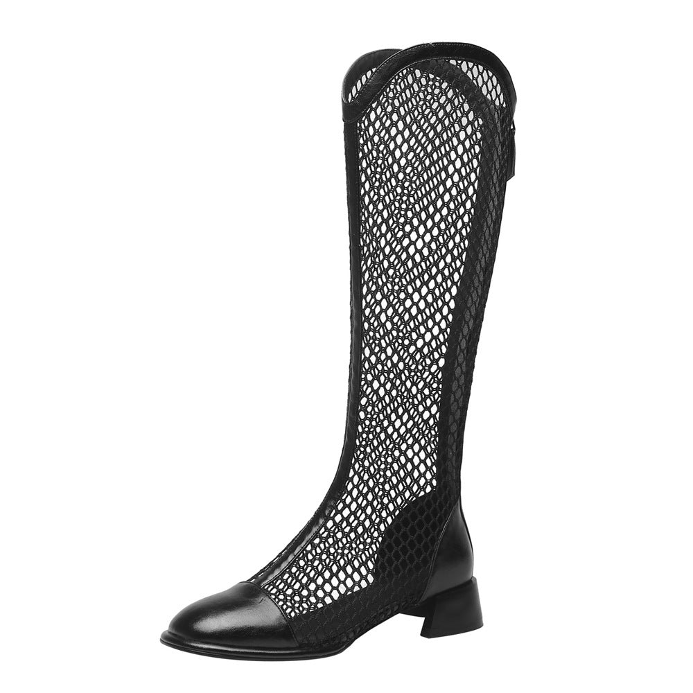 Damen Stiefel mit eckiger Zehenpartie – Bild 6 | LuxeStyle