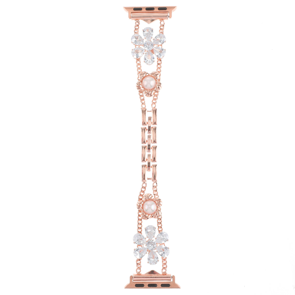 Doppelketten-Armband mit Blütenmotiv – Bild 3 | LuxeStyle