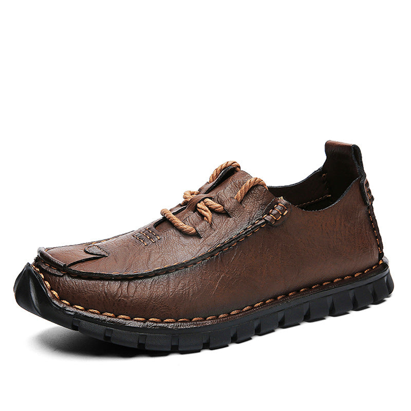 Outdoor Leder-Freizeitschuh für Herren – Bild 3 | LuxeStyle