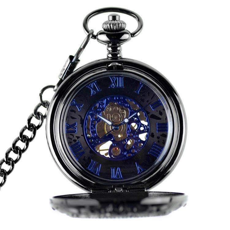 Gear Gun Black Mechanical Pocket Watch – Bild 7 | LuxeStyle