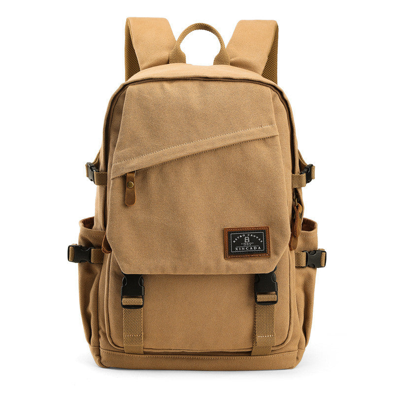 Grosser Canvas Rucksack mit Deckel – Bild 5 | LuxeStyle