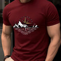 Retro-Kompass-Print-Shirt Herren – Bild 1 | LuxeStyle