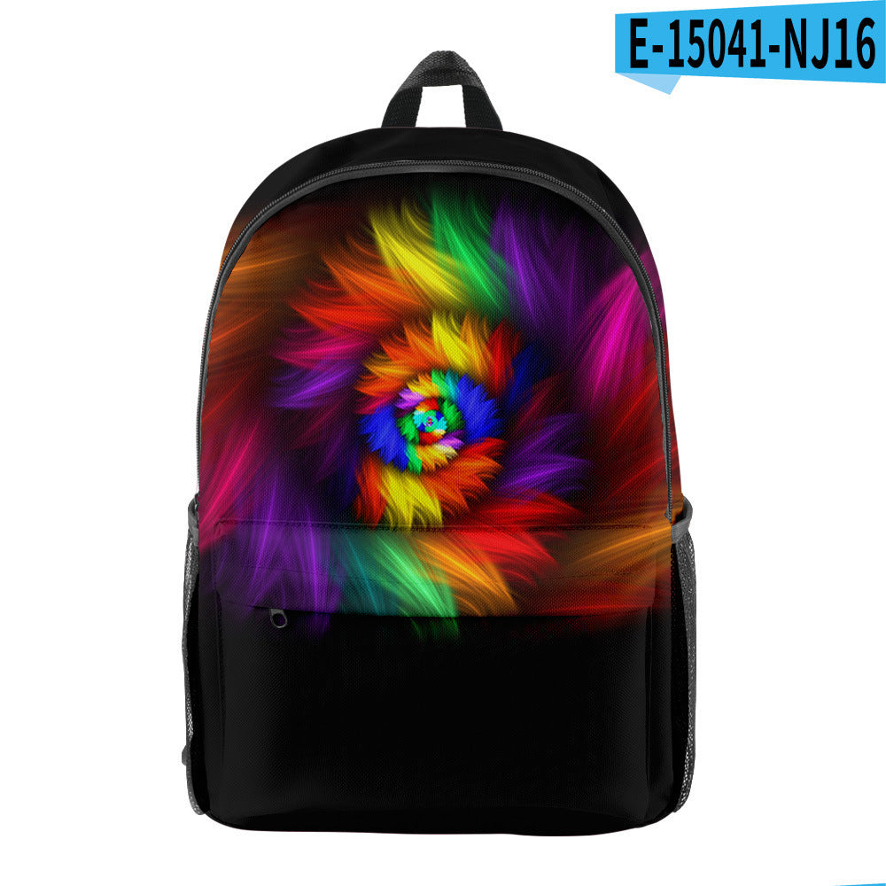 Tie-Dye Rucksack mit Digitaldruck – Bild 3 | LuxeStyle
