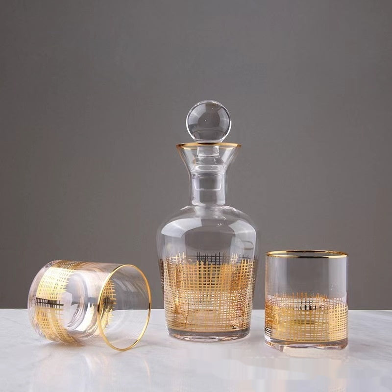 Bar-Set mit Golddraht-Glas – Bild 7 | LuxeStyle
