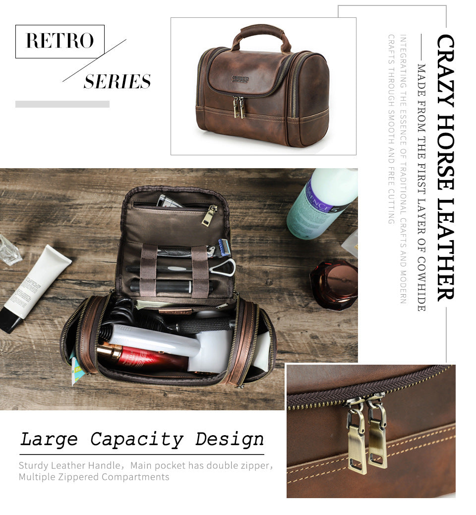 Cowhide Trainingstasche mit Polyesterfutter – Bild 3 | LuxeStyle