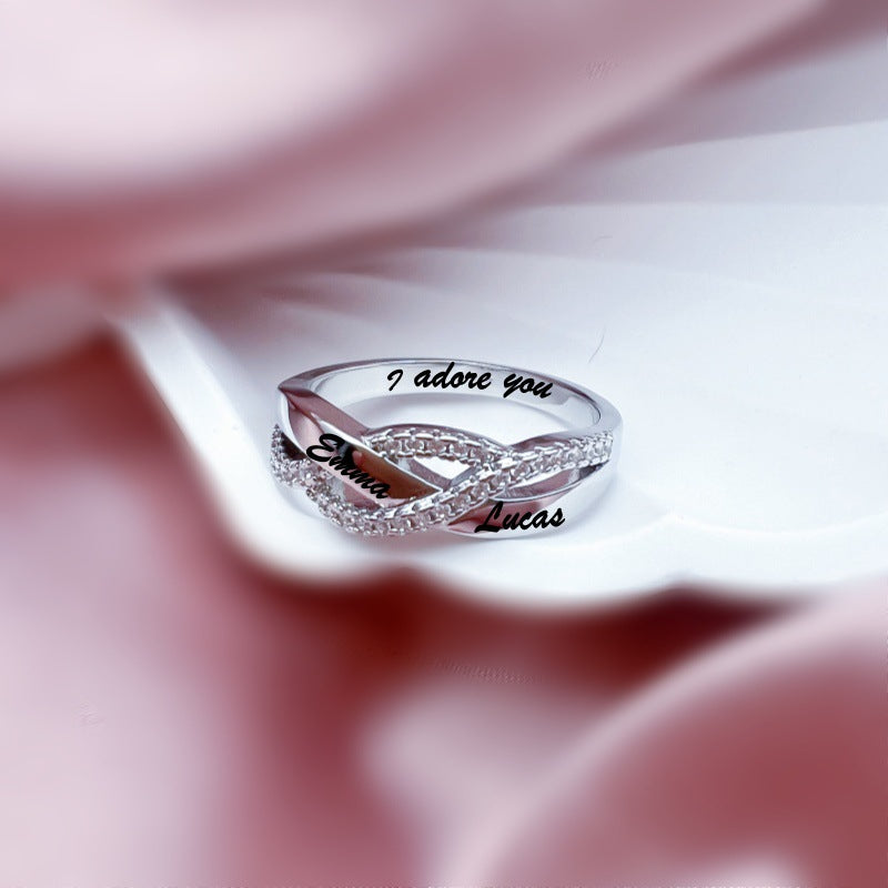 Personalisierter Woven Ring – Bild 4 | LuxeStyle
