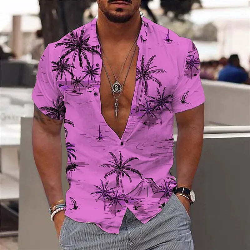 Hawaiihemd für Herren – Bild 3 | LuxeStyle