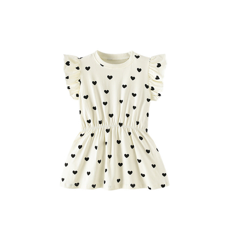 Mädchen A-Linien Sommerkleid mit Cartoon-Print – Bild 6 | LuxeStyle