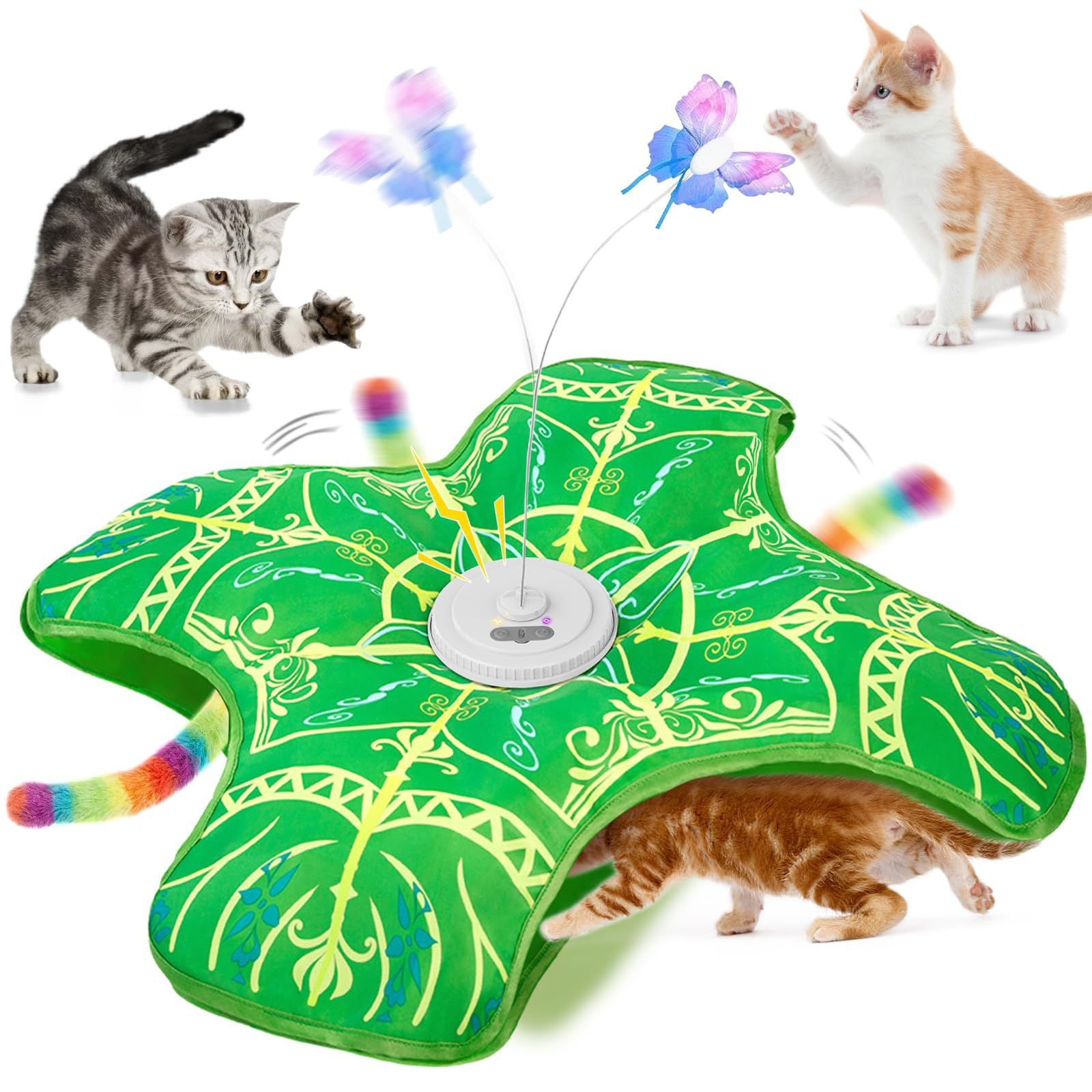 Interaktives Katzen-Spielzeug, rotierend
