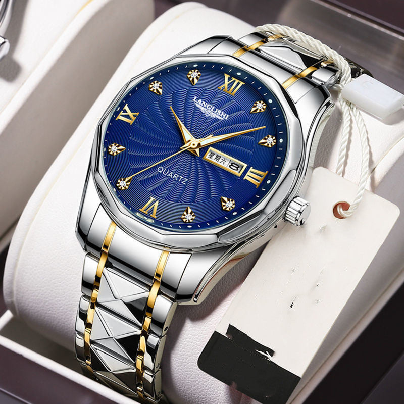 Wasserdichte Business-Herrenuhr aus Wolframstahl – Bild 8 | LuxeStyle