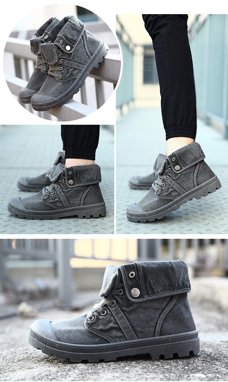 Platform High-top Canvas Sportschuhe