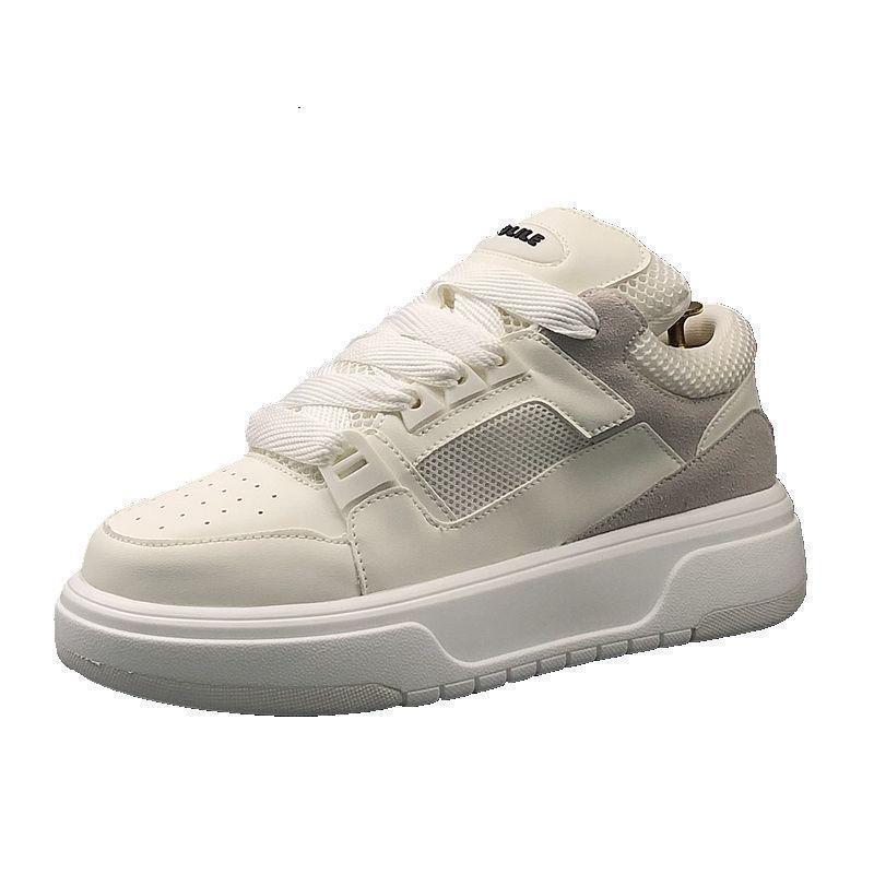 Atmungsaktive Mesh Freizeit-Sneakers mit Plateau