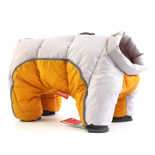 Wasserdichte Hundejacke mit Baumwollfüllung
