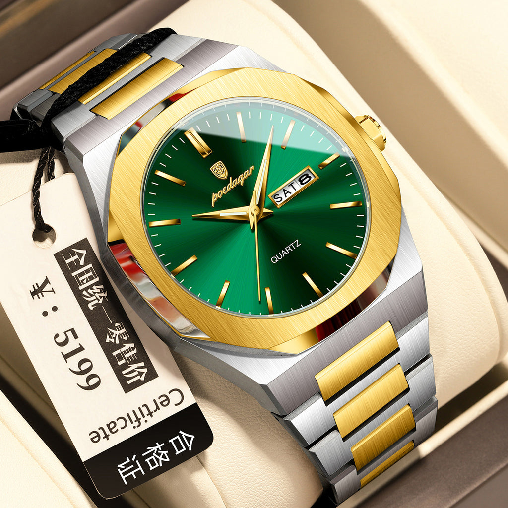 Männer-Wasserdichte Leuchtende Quarz-Uhr – Bild 6 | LuxeStyle