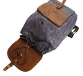Wasserdichter Canvas-Rucksack im Retro-Stil