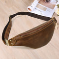 Retro-Leder-Gürtelbag