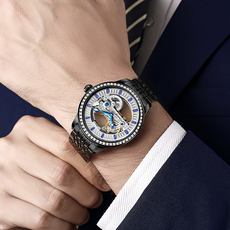 Luxus Zirkonia Mode-Uhr wasserdicht