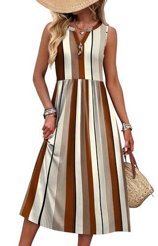 Bedrucktes A-Linien Strandkleid – Bild 15 | LuxeStyle