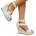 Keile-Sandalen mit Farbakzenten – Bild 1 | LuxeStyle