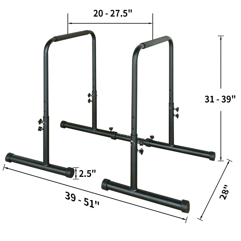 Fitness-Turm mit Dip-Station und Pull-Up-Bar