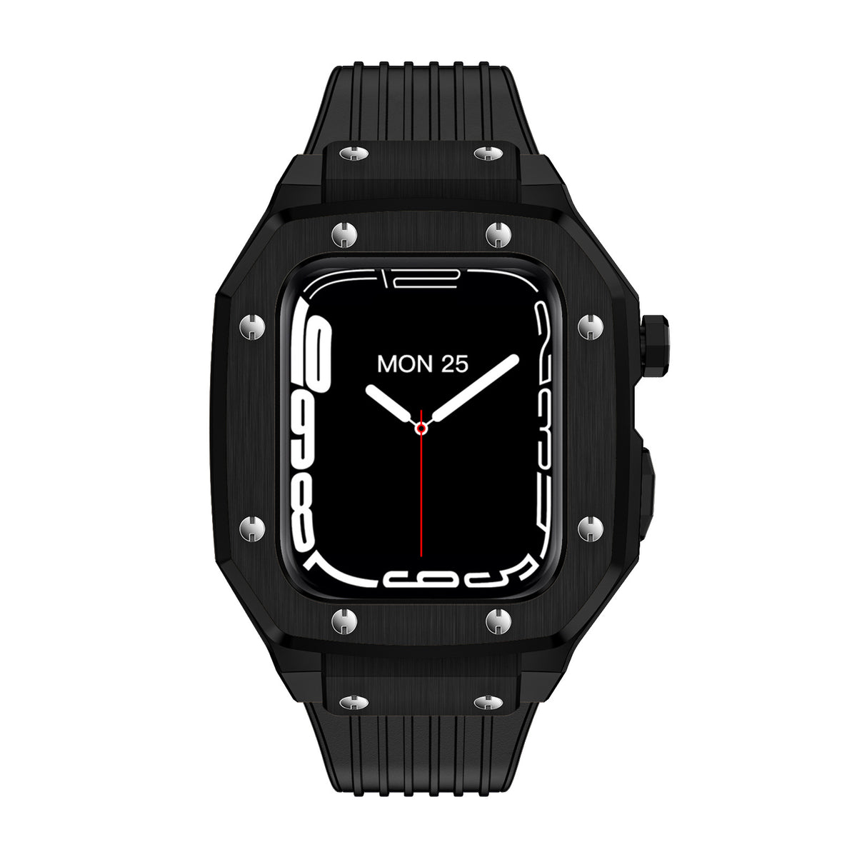 Smartwatch mit Edelstahlgehäuse und Silikonarmband – Bild 4 | LuxeStyle