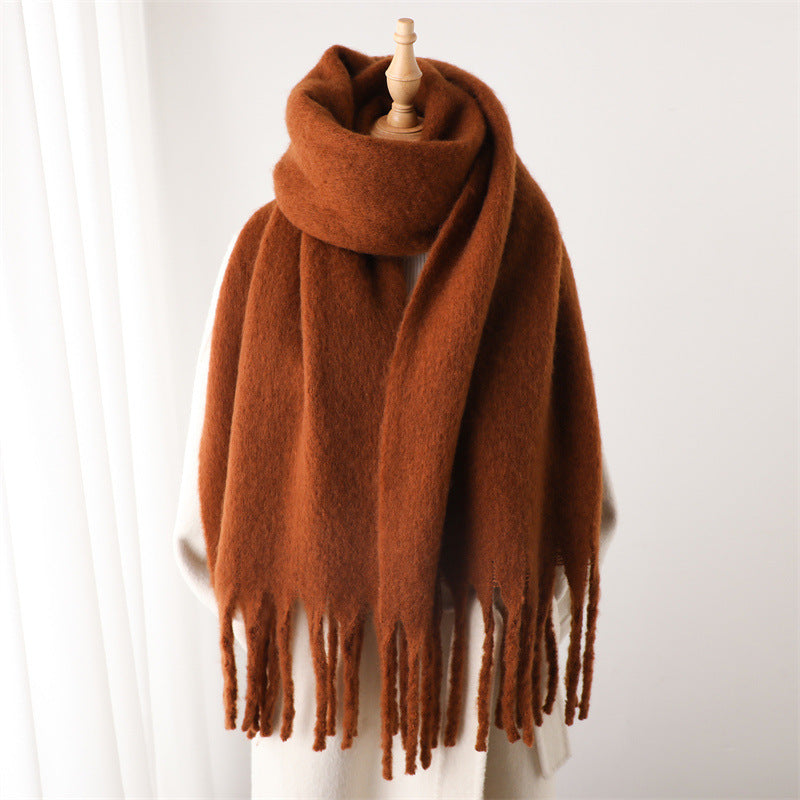 Winterthermal-Schal mit langen Pompons – Bild 11 | LuxeStyle