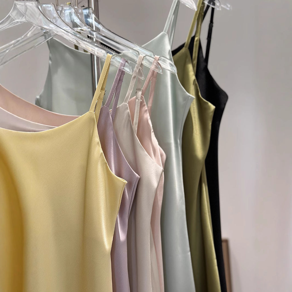 Elegantes Slip Dress im New Chinese-Stil