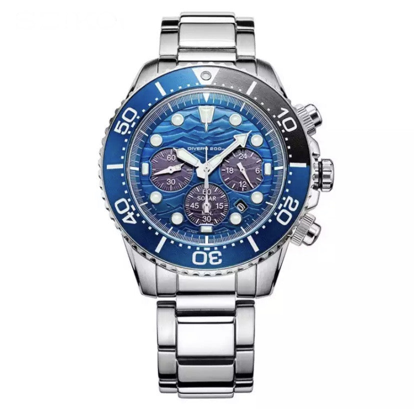 Quarz-Herrenuhr aus Edelstahl – Bild 2 | LuxeStyle
