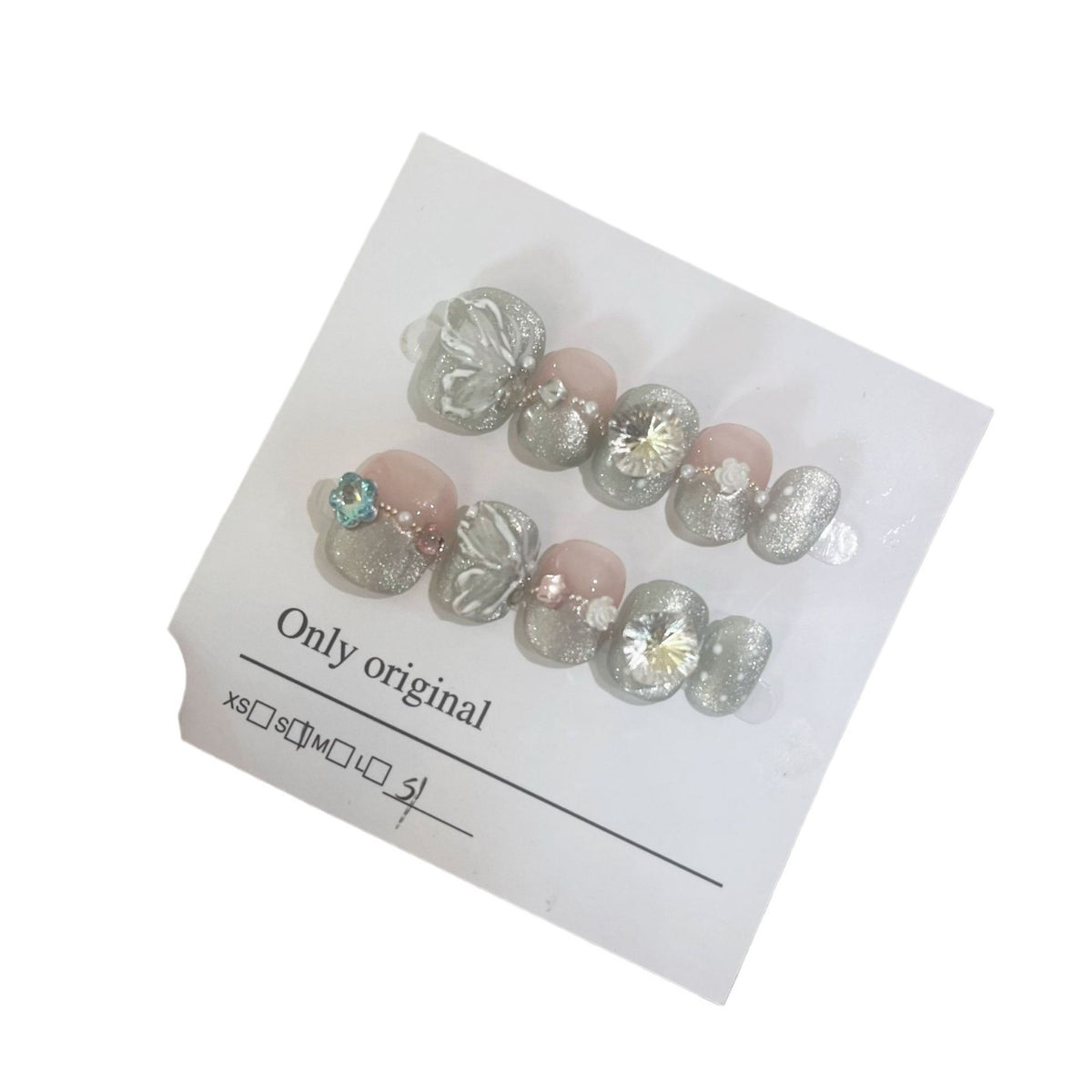 Sommer Cat's Eye Press-on Nägel – Bild 3 | LuxeStyle