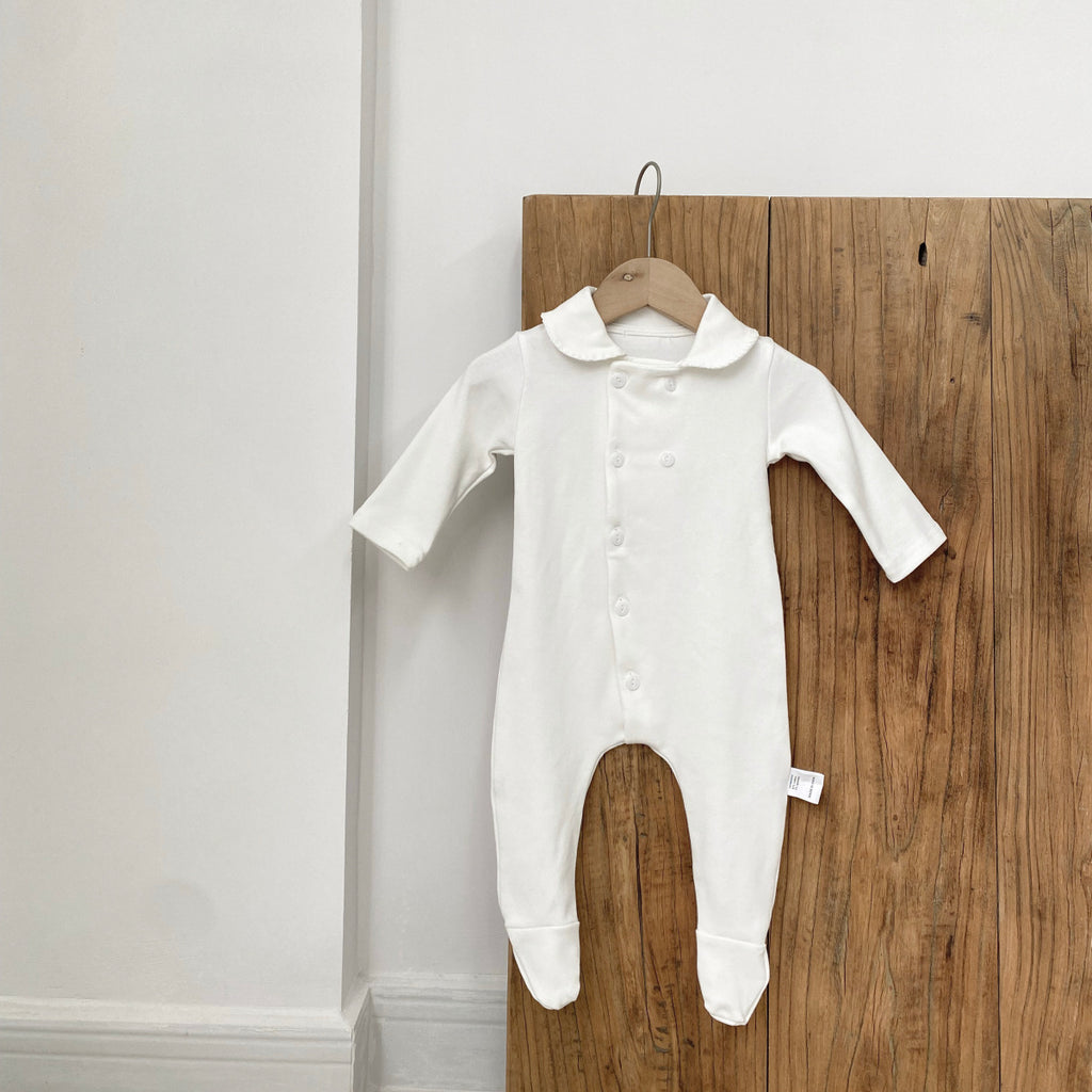 Baby Strampler mit Peter-Pan-Kragen – Bild 7 | LuxeStyle