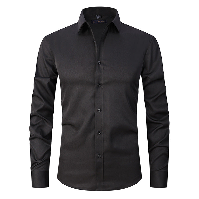 Unifarbener Stretch-Cardigan für Herren – Bild 5 | LuxeStyle