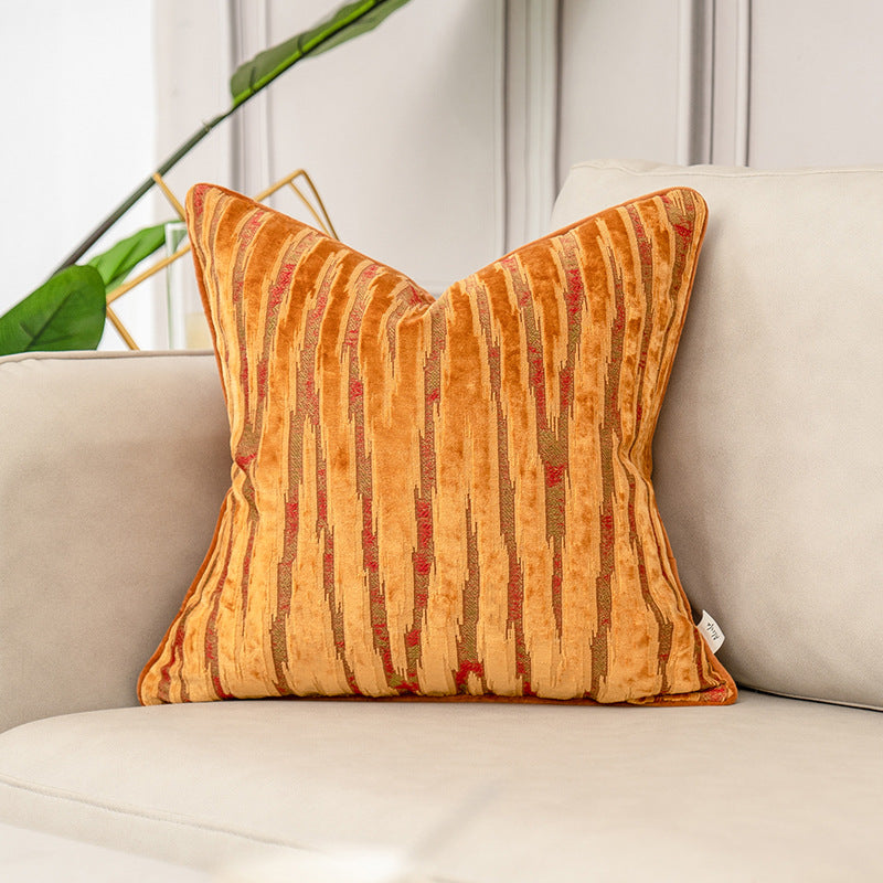 Jacquard Samt Kissenbezug