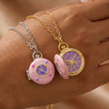 Donut-Halskette mit Taschenuhr