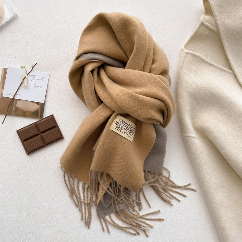 Doppelseitiger Schal – Bild 10 | LuxeStyle