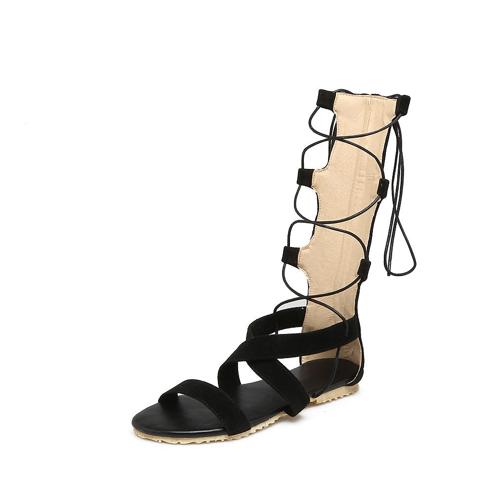 Cross-Band High-Top Sandalen | LuxeStyle