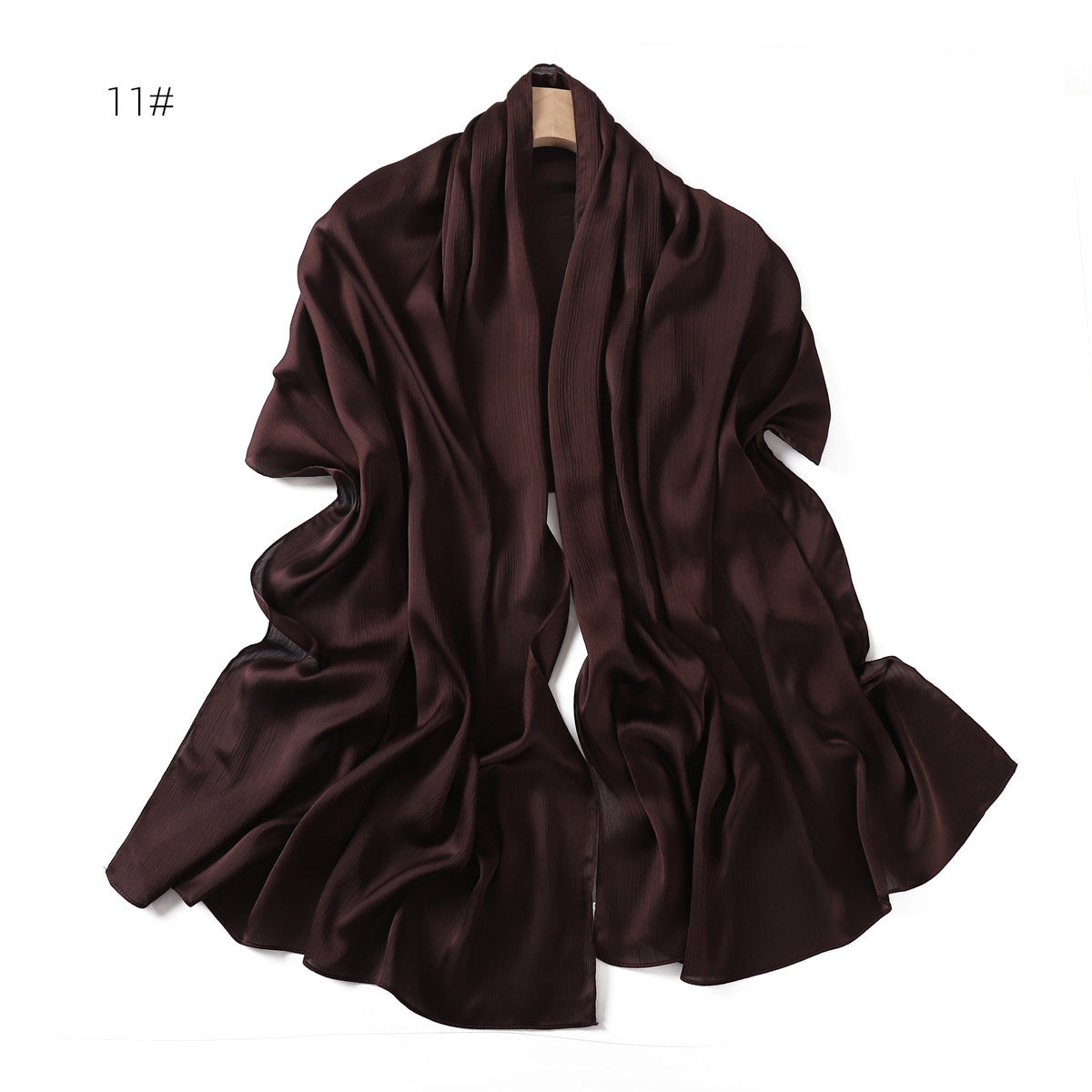 Einfarbiger Sommer-Schal für Damen – Bild 16 | LuxeStyle
