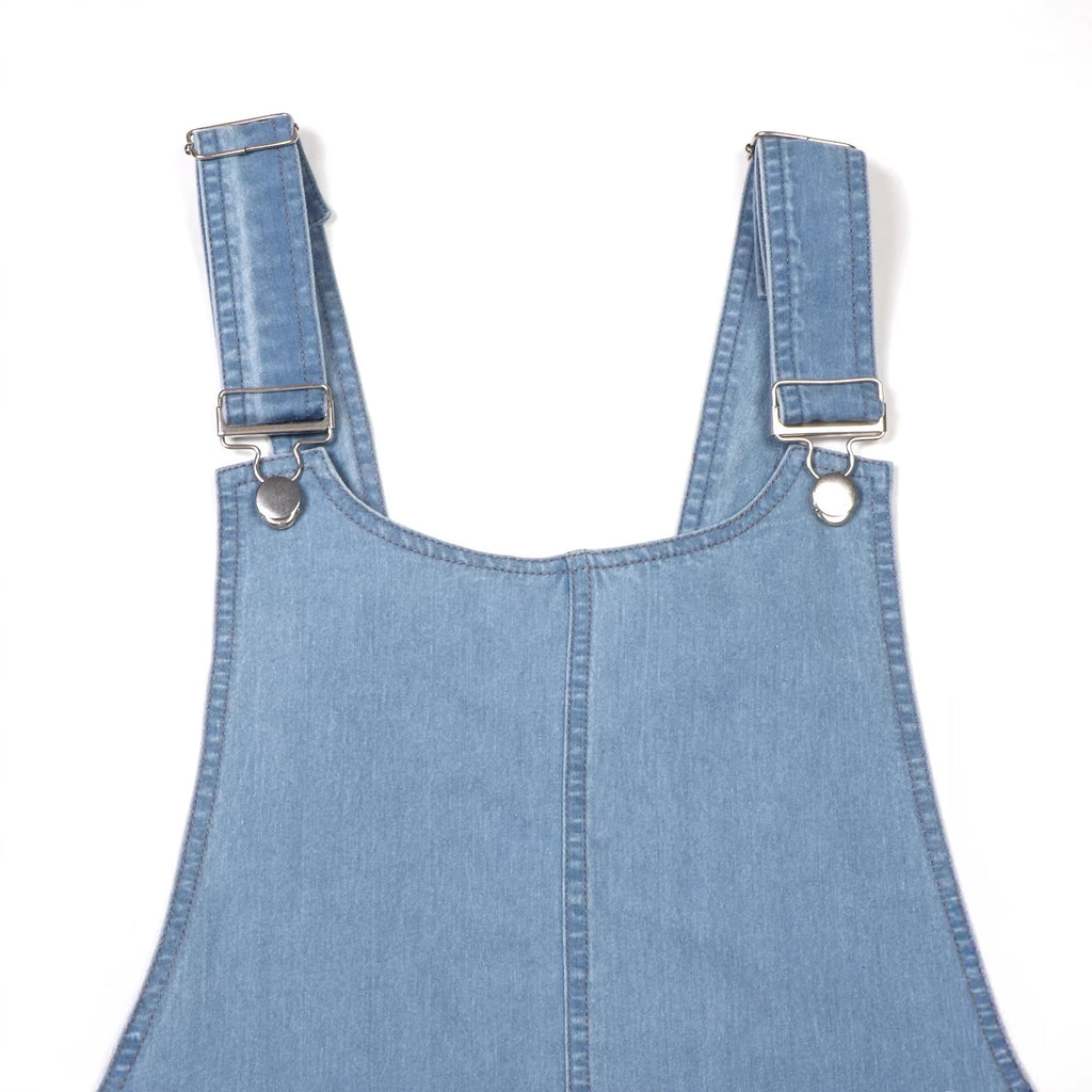 Off-Shoulder Jeans-Minikleid für Damen | LuxeStyle