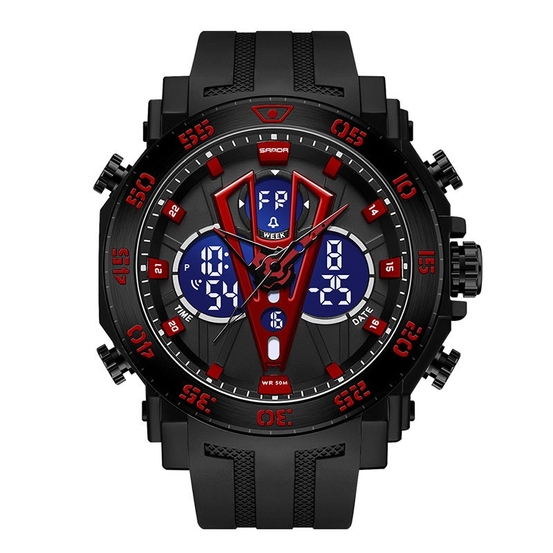 Herrenuhr mit Doppelanzeige