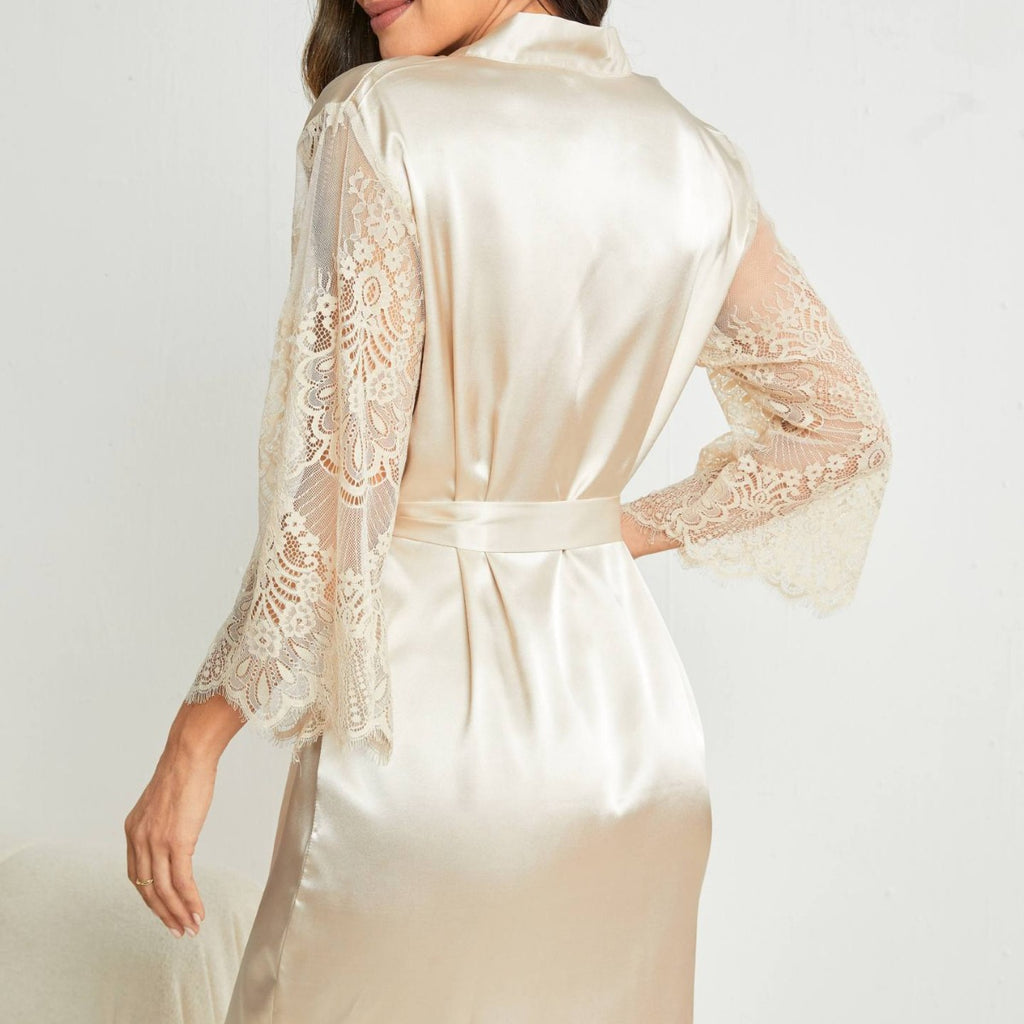 Seiden-Look Nachthemd & Homewear für Damen – Bild 3 | LuxeStyle