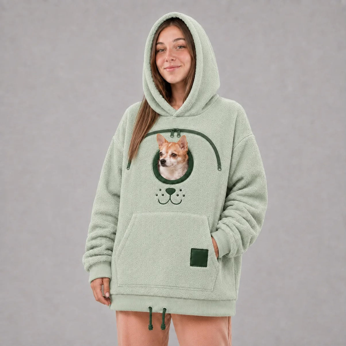 Fleece‑gefülltes Hoodie mit Kordel – Bild 5 | LuxeStyle