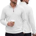 Herren Half-Zip Stehkragen Langarm-Sweatshirt – Bild 1 | LuxeStyle