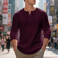Herren-Pullover mit kleinem Karomuster