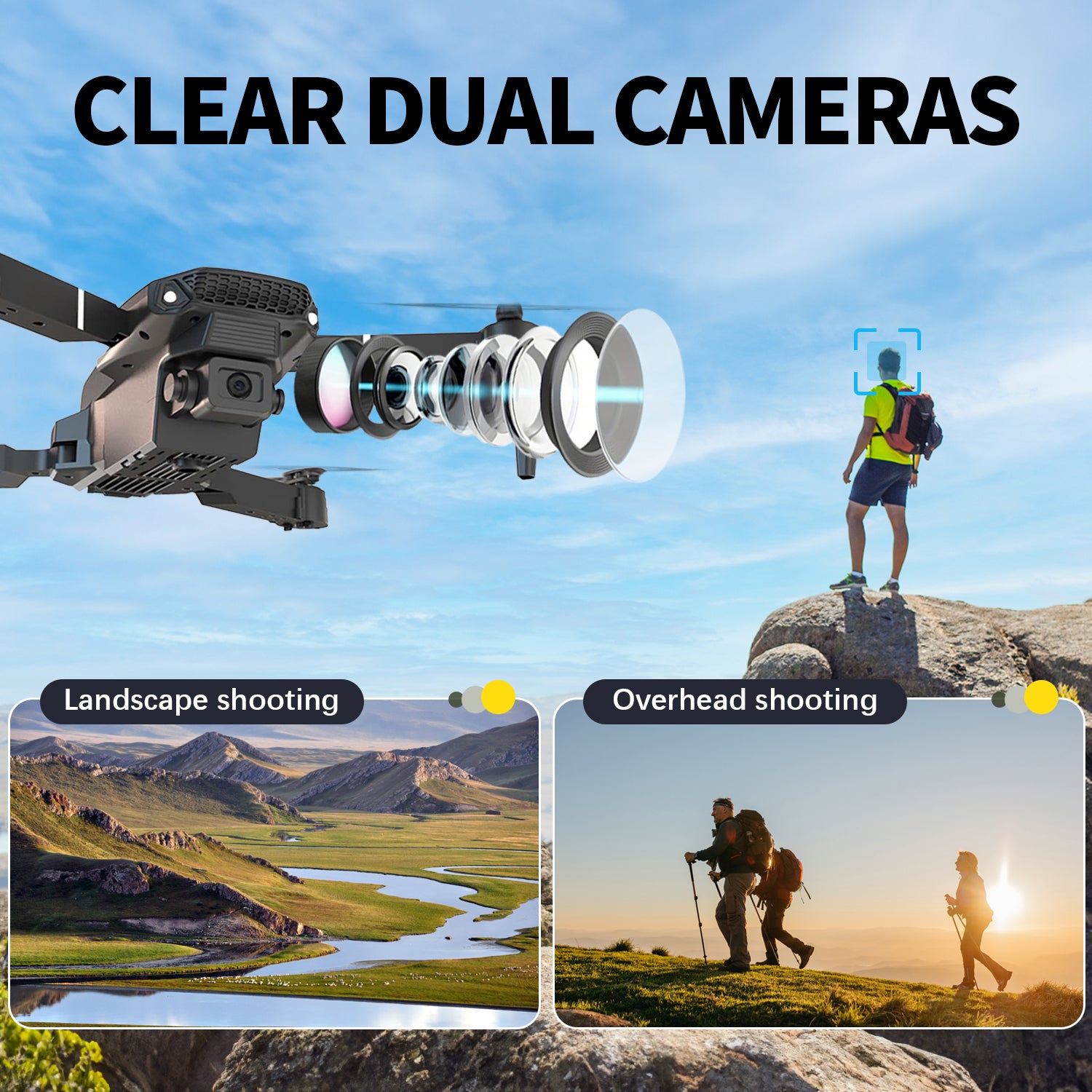 Mini-Drohne «AeroX» · mit HD-Kamera