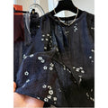 Ärmelloses T-Shirt mit Geometrie-Muster – Bild 1 | LuxeStyle