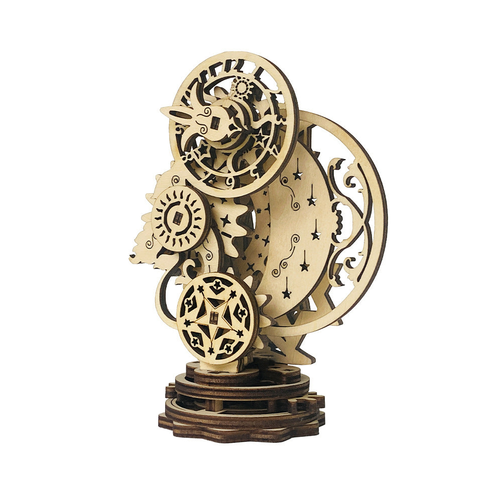 Mechanische Punk-Uhr aus Holz zum Selberbauen – Bild 3 | LuxeStyle