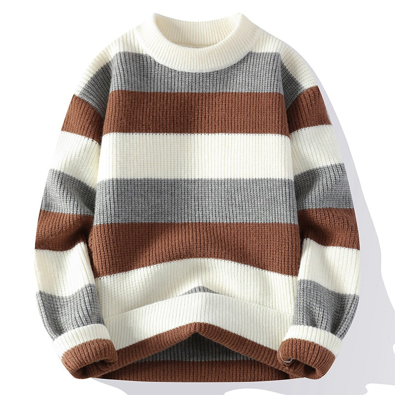 Herren Rollkragenpullover aus Baumwollmischung