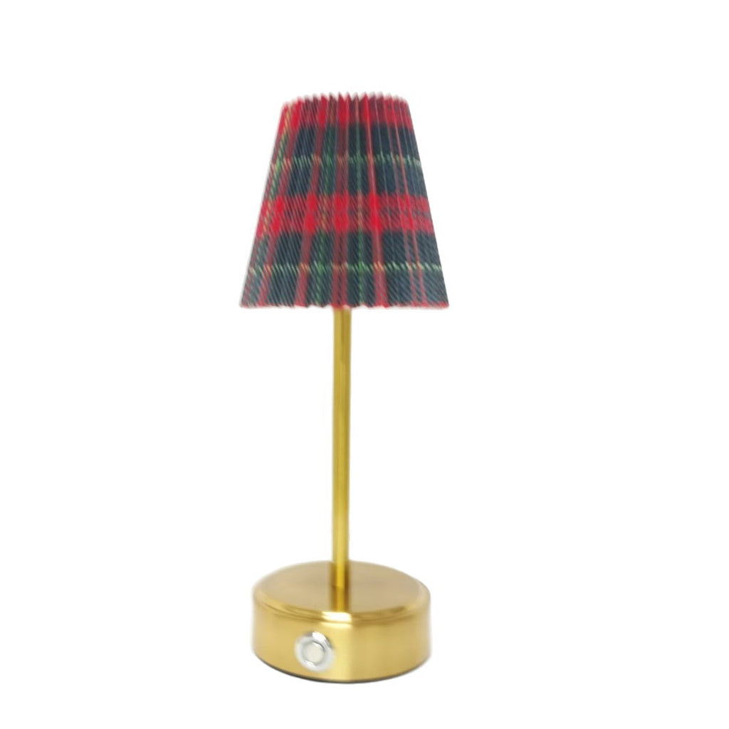 Faltenlampe aus Stoff und Metall – Aufladbare Tischlampe – Bild 4 | LuxeStyle