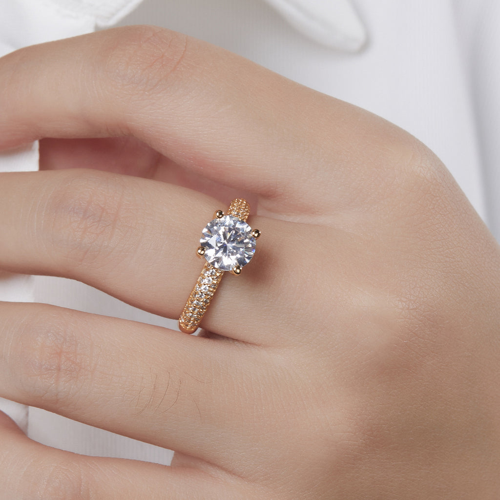Eleganter Zirkonring im Old Money Stil